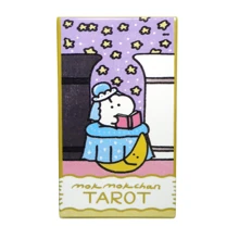 1 bộ bài Tarot Mok Mok Chan, Trò chơi trên bàn thông thường, Hình minh họa dễ thương, Phong cách tranh sơn dầu, Thích hợp để tụ tập cùng bạn bè, Có thể làm quà tặng năm mới hoặc Giáng sinh - hồng - Xem 5