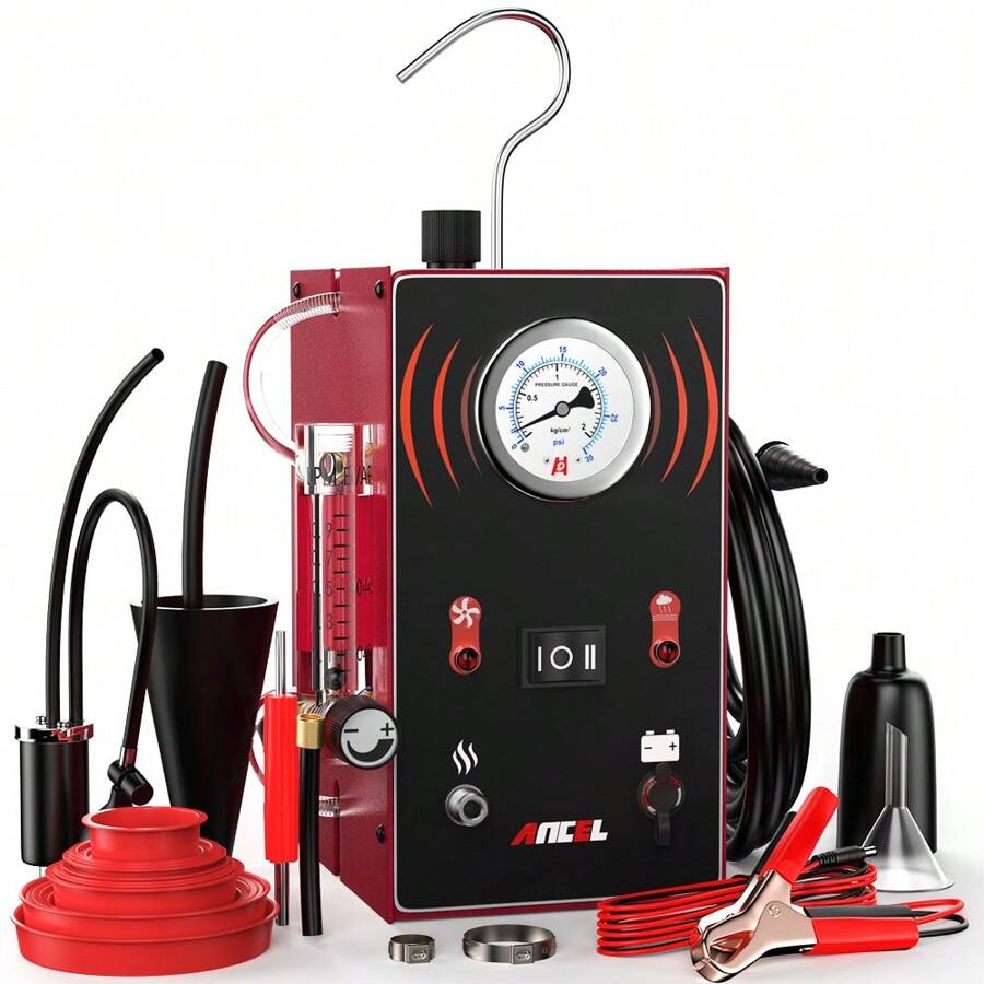 ANCEL S300 Lite Car EVAP Smoke Machine Diagnostic Vacuum Leak Detection Tester - Red - View 1