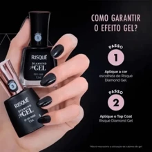 KIT 2 TOP COAT FIXING 9.5ML RISQUE - 無色 - 查看 3