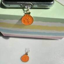 1 cái Nút chặn bụi hình quả cà chua thả dầu thời trang cho cổng sạc, tương thích với cổng Apple/Type-C Android, Nút chặn bụi điện thoại phù hợp với mọi điện thoại - Nhiều màu - Xem 2