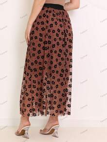 Skirt - Cà phê nâu - Xem 4