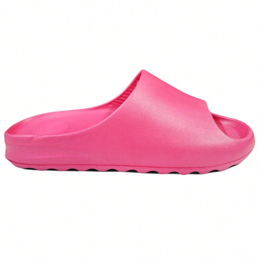 Cloud Slide Slippers Non-Slip Anatomical Comfortable Bath Unisex BGX77X - Màu Hồng Tươi - Xem 1