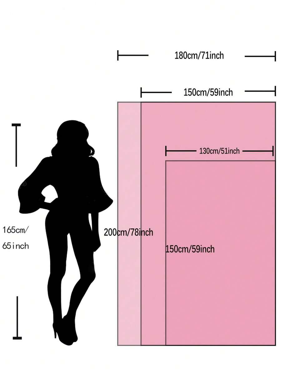 1pc PomPom Tassel Edging Solid Color Throw Blanket, Suitable For Home