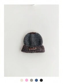 1pc Autumn/Winter New Knit Beanie Hat, Warm Knitted Hat For Men & Women, Street-Style Couple Casual Earmuff Hat, Candy Color College Style, Warm Knit Visor Hat - Multicolor - View 16