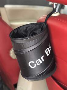 1 pieza Papelera plegable y práctica para auto - Bolsa de basura colgable para respaldos de asientos - Contenedor de desechos y bolsa de almacenamiento para accesorios interiores de automóvil, regalo para hombres, papelera de auto, contenedor de almacenamiento en espiral, papelera plegable, contenedor de desechos, bolsa de almacenamiento, accesorios interiores de auto, accesorios de auto, papelera a prueba de fugas, bolsa refrigeradora de auto, bolsa de basura, papelera