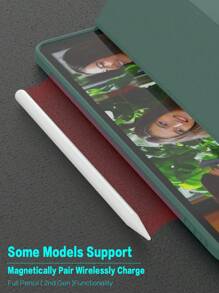 1pc Tablet Protective Case Compatible With Ipad, Soft Anti-Fall Protection, Ultra-Thin/Smart Stand/Auto-Wake Protective Case For TPU Leather Apple IPad Mini 4/5/6, 9.7/10.2/10.5 Inches, Air 4/5/6, 10th Gen, 10.9 Inches, Pro 11 Inches, Air 11(M2) , Air 13 And Pro 11(M4)-Dark Green