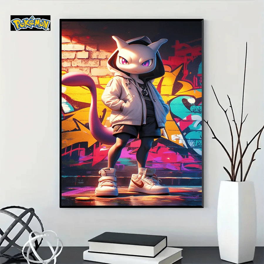 Pokemon Complete Set Of Diamond Art Painting In Design, Frameless