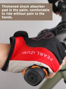 1 Đôi Găng Tay Nửa Ngón Thích Hợp Cho Thể Dục, Thể Thao, Ngoài Trời, Đạp Xe Đường Trường, Chống Trượt, Găng Tay Đi Xe Đạp Thoáng Khí - Nhiều màu - Xem 6