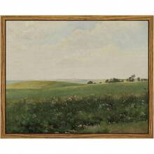 1 件 InSimSea 带框帆布墙面艺术复古装饰，草地与花朵绘画墙面艺术印刷品，风景墙面艺术适用于客厅装饰卧室家居浴室墙壁装饰无框 - 彩色 - 查看 39