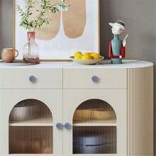 10 piezas de perillas para cajones, tiradores de gabinete altamente atractivos de estilo minimalista, manijas de acero inoxidable, porcelana y cerámica para gabinetes de cocina de estilo vintage, manijas modernas para puertas de baño, accesorios creativos para muebles de cocina