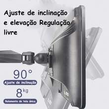 Double Articulated Desk Mount For Monitor And Notebook - màu đen - Xem 3