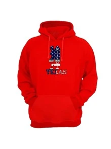 Welcome Texas Flannel Sweatshirt New Model High Quality - Đỏ - Xem 1