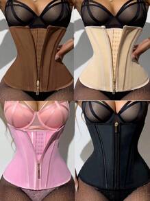 1件装女士束腰带，女士收腹塑形衣，高压缩腹部塑形内衣 - 彩色 - 查看 2