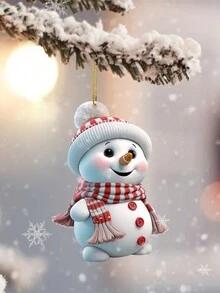 1/2/5 cái Ngẫu nhiên Dễ Thương Phim Hoạt Hình Người Tuyết Treo Xe Nhà Cây Đồ Trang Trí Mặt Dây Chuyền Trang Trí Quà Tặng Trang Trí Nội Thất Mặt Dây Chuyền, Trang Trí Nội Thất, Trang Trí Phòng, Trang Trí Tường - Nhiều màu - Xem 3