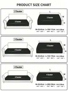 1pc High Elastic Milk Silk Sofa Seat Cushion Cover, Solid Color All Season Universal Modern Minimalist Sofa Pad Cover, Dust-Proof, Washable, Suitable For Living Room, Bedroom, Study, Black, White, Gray