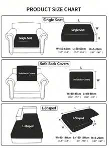 1pc High Elastic Milk Silk Sofa Seat Cushion Cover, Solid Color All Season Universal Modern Minimalist Sofa Pad Cover, Dust-Proof, Washable, Suitable For Living Room, Bedroom, Study, Black, White, Gray