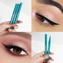 1 Bút kẻ mắt và kẻ lông mày màu đen chống thấm nước, khô nhanh, nhẹ, chống mồ hôi - màu đen - Xem 9