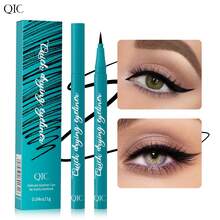 1 Bút kẻ mắt và kẻ lông mày màu đen chống thấm nước, khô nhanh, nhẹ, chống mồ hôi - màu đen - Xem 6