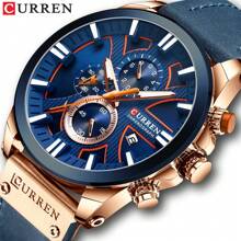 Curren Montre De Sport Multifonctionnelle Étanche Pour Homme Curren Avec Minuterie