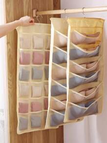 1 Túi đựng đồ lót và áo ngực hai mặt, Túi treo có ngăn trước và sau đựng áo ngực, quần lót, tất, tủ quần áo gia đình và ký túc xá, thiết kế nhiều lớp dày có móc treo phòng ngủ, túi đựng, đồ lưu trữ gia đình, dành cho áo phông trắng nữ, quần đen nữ, quần áo mùa đông dành cho nữ, váy, quần áo mùa đông dành cho nữ, váy phụ nữ thanh lịch, áo sơ mi trắng dành cho nữ, tay dài, bộ đồ liền thân màu trắng dành cho nữ, váy mùa xuân dành cho nữ, trang phục mùa xuân dành cho nữ, mùa xuân, quần áo mùa xuân, tối giản, lưu trữ áo mùa hè - Nhiều màu - Xem 14
