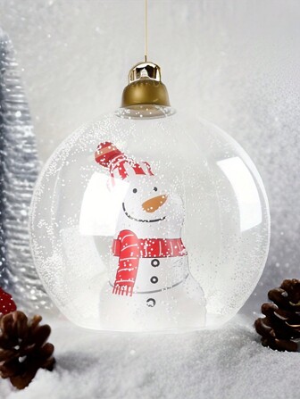 1 pezzo Pallone gonfiabile gigante di Babbo Natale in PVC da 24 pollici, per decorazioni natalizie da interni ed esterni, senza batterie richieste