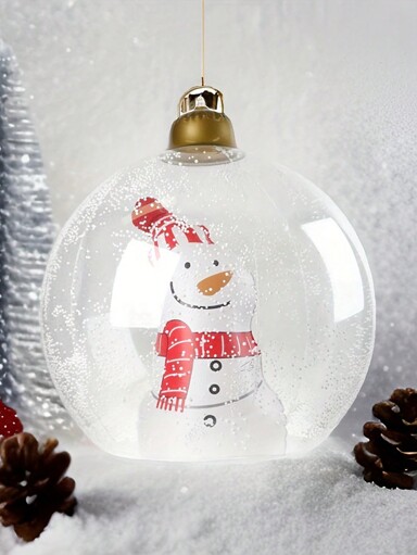 1 pezzo Pallone gonfiabile gigante di Babbo Natale in PVC da 24 pollici, per decorazioni natalizie da interni ed esterni, senza batterie richieste