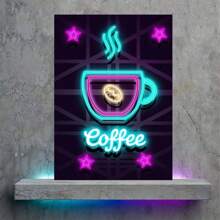 1pcÁp phích nghệ thuật đồ uống phong cách neon hiện đại Trà sữa trân châu Espresso Martini Cocktail in tường Tranh vải Trang trí quầy bar tại nhàKhông có khung - Nhiều màu - Xem 6