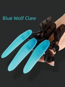 5 peças de garra mecânica retrátil de PVC com juntas brilhantes e extensíveis - adequadas para festas, apresentações, bares, dança, pulseiras decorativas refletivas de Halloween
