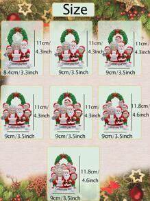 1PC Christmas Ornaments Personalized Christmas Ornaments With Name - Custom Santa Claus Decoration Christmas Ornaments 2024,Multi-Functional,Adjustable,Durable,Anti-Mold,Ornamental,Reusable,Exquisite,Adorable,High-Quality,Modern,Colorful,Cute,Comfortable,Stylish,Custom,Personalized,Unique,Ideal Gifts For Him,Ideal Gifts For Her,Boyfriend,Girlfriend,Dad,Mom,Family,Friends,Son,Daughter,School Students,Office,Tea Room,School,Home