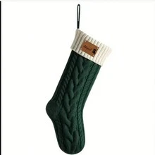 1 chiếc tất Giáng sinh được cá nhân hóa, tất ngày lễ đan có tên tùy chỉnh, quà tặng chủ đề ông già Noel cổ điển cho gia đình và bạn bè - Nhiều màu - Xem 3