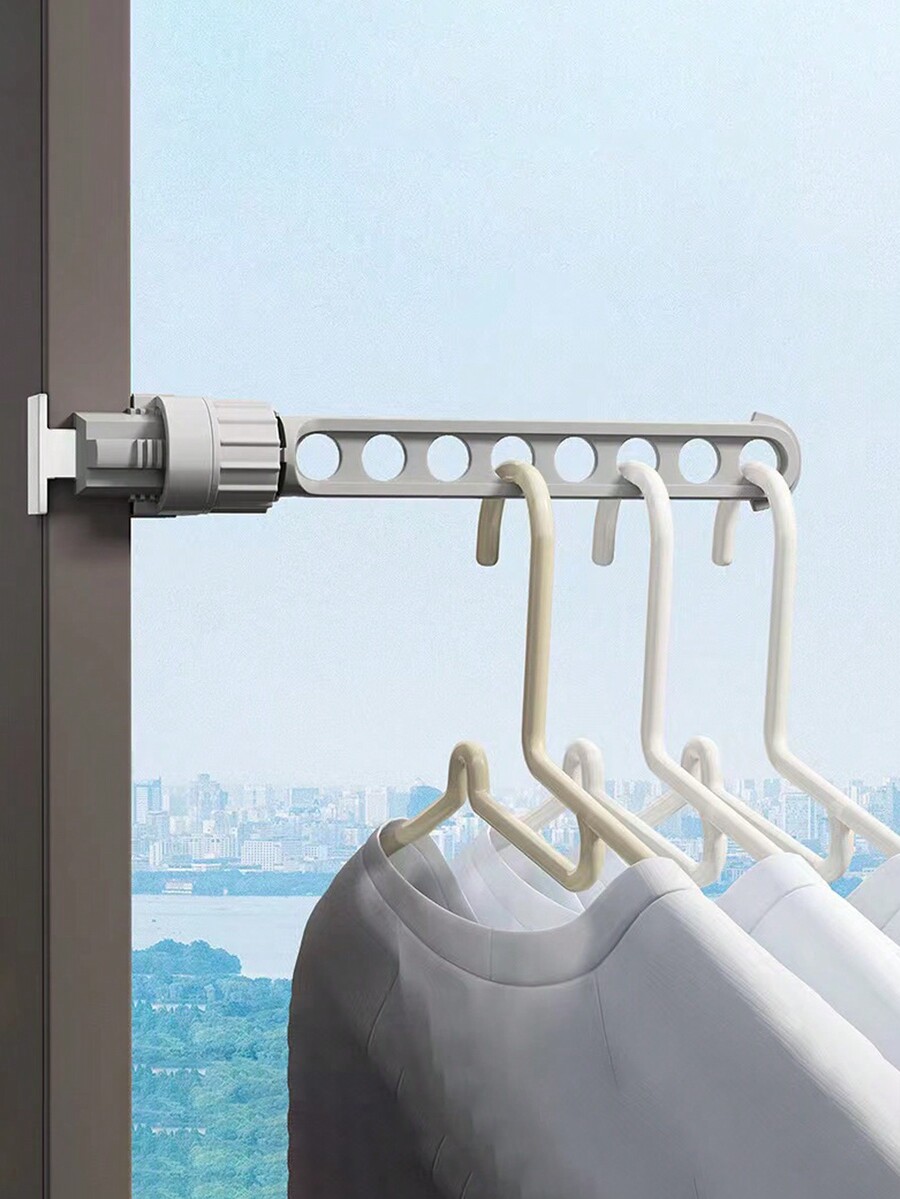 Window Frame ClipOn Laundry Drying Rack Clothesline Hanger, For