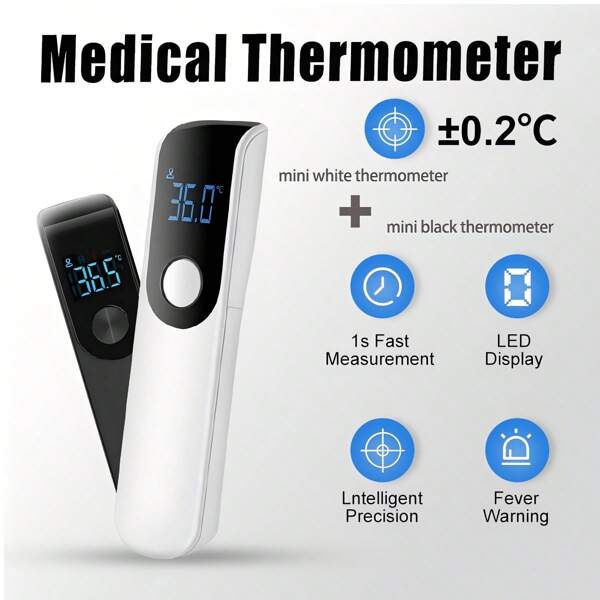 1 PCSNon-Contact Electronic Thermometer Small Household Thermometer Portable Frontal Thermometer / Mini Thermomete