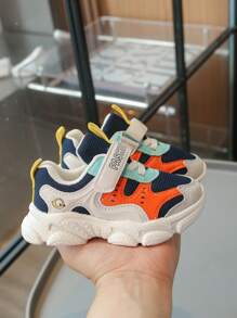 1 Pair Children's Spring/Autumn New Breathable Sport Shoes, Lightweight Toddler Boys/Girls Casual Sneakers - Blue - View 6