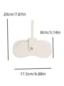 1pc Glasses & Lipstick Storage Bag, Sunglasses Pouch, Portable Eyeglasses Case, Travel Sunglasses Protective Cover For Fall Home Decor For Travel Storage Bag,Makeup Bag,Cosmetic Bag,Vacation Organizer,Large Capacity Makeup Organizer Makeup Case, For Lipstick, Brush, Skincare, Mobile Phone, Coin, Small Items, For Home,Gift,Vacation And Festival Halloween Christmas Multifunctional Use,Boho Vibes