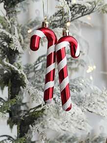 3 đồ trang trí cây gậy sơn màu đỏ, đồ trang trí cây gậy kẹo cây thông Noel, phụ kiện trang trí tủ quần áo, đồ trang trí bằng mây, đạo cụ trang trí ảnh, thích hợp để trang trí tiệc Giáng sinh, trang trí không khí tiệc ngày lễ, phụ kiện trang trí DIY, trang trí nhà cửa, trang trí phòng, trang trí tường - Nhiều màu - Xem 2