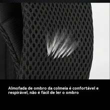 Men's Backpack Steel Cable Waterproof Notebook USB D7204 - 紅色 - 查看 8