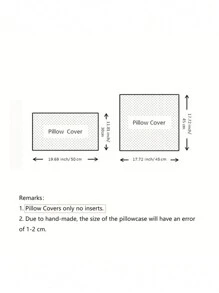 LCUHPCL 1 pièce Housse de coussin décoratif rose charmant avec broderie florale de Damas, décoration d'intérieur pour le salon, le canapé, la voiture - Rose bonbon - Voir 3