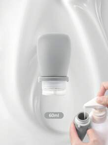 1硅胶储存瓶旅行套装洗发水化妆品乳液分装瓶硅胶分瓶带防漏30ml、60ml、90ml三种规格