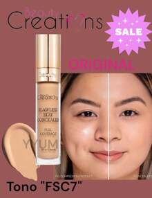 CORRECTOR LIQUIDO ''FLAWLESS STAY'' BEAUTY CREATIONS ORIGINAL CORRECTOR FACIAL LIGERO Y COBERTURA COMPLETA - Tono ''FSC7'' - Ver 2