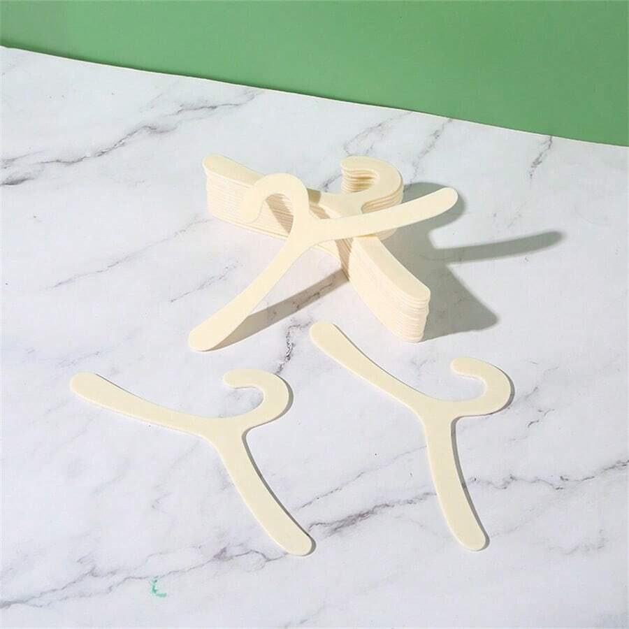 10 件/包可爱耐用的婴儿/T Ir's C 其他衣架、日托衣柜整理器、理想的儿童必需品 - 乳白色 - 查看 1