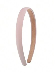 1/9件装纯色缎面细发箍，简约复古风，百搭日常办公佩戴，发箍，发圈，化妆发带，发饰，头饰 - 彩色 - 查看 13