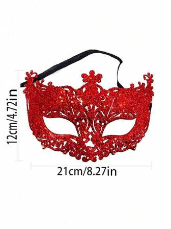 1-10 件豪华威尼斯化妆舞会面具，性感狐狸眼罩，适合女士，适合圣诞节和万圣节的化装舞会