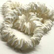 1 Piece Natural Mother Of Pearl Stone - trắng - Xem 8