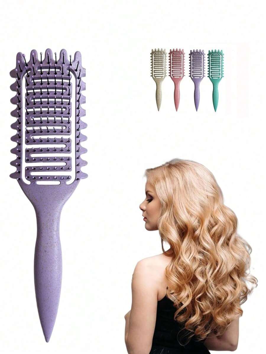 Curly Hair Brush, 2024 New Curl Defining Brush,Vented Hair Brush