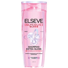 Shampoo/Conditioner Kit 400ml + Glycolic Gloss Acidifier Elseve Hair With Shine + Glycolic Acid - 藕粉色 - 查看 2