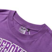 Puma MELO CHARLOTTE TEE כדורסל קז'ואל עם שרוולים קצרים בגזרה רופפת עם הדפס אופנה, גברים בסגנון חבר