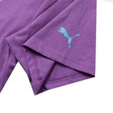 Puma MELO CHARLOTTE TEE כדורסל קז'ואל עם שרוולים קצרים בגזרה רופפת עם הדפס אופנה, גברים בסגנון חבר