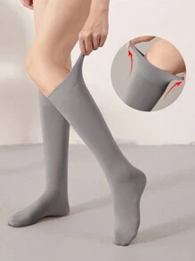 1/2/3 pary aksamitnych skarpet damskich, jednokolorowe, do połowy łydki, skarpetki na łydki, ocieplacze na nogi, skarpetki za kostkę, długie skarpetki, podkolanówki, odpowiednie na jesień i zimę, Y2K, przytulne - Wielokolorowe - Zobacz 10