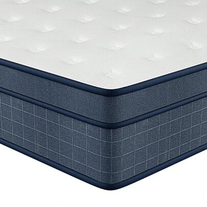 Compressed Box Mattress With Memory Foam & Pocket Springs - 26cm Hybrid Mattresses With Ergonomic Design For Ultimate Comfort & Support, Ideal For All Sleepers