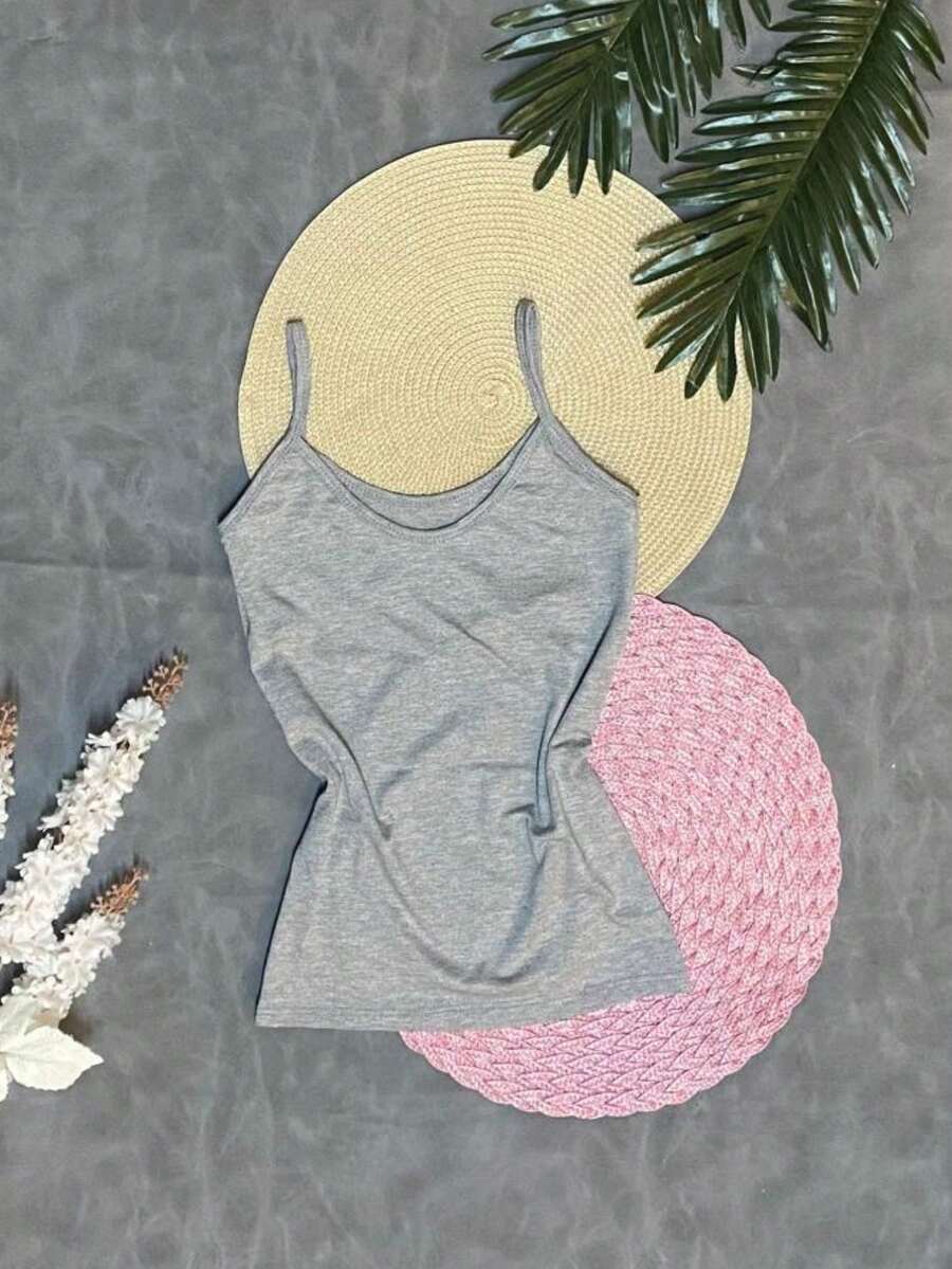 Tank Top For Children's Girls - Grey - View 1